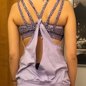 Lululemon yoga top built in bra